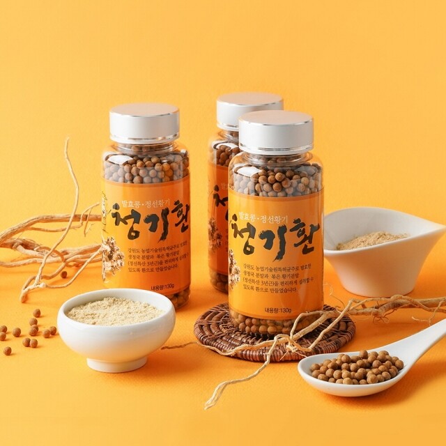 [정선맥] 발효콩·정선황기 청기환 130g